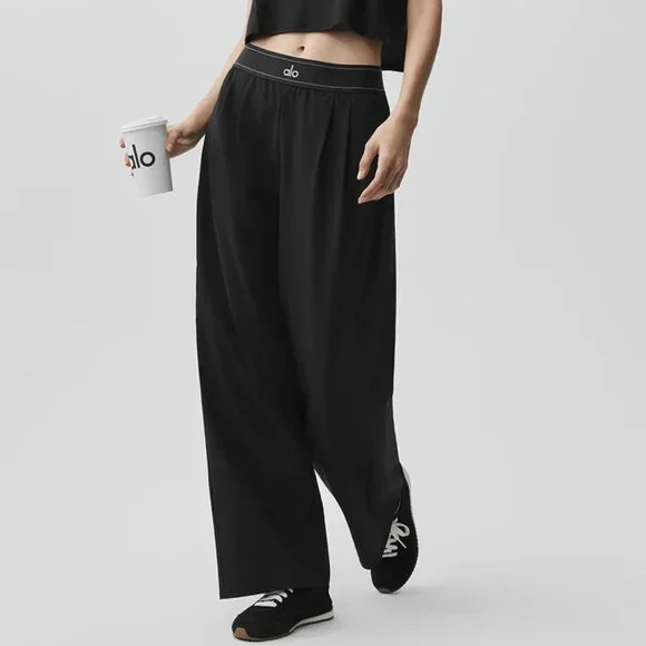 ALO Black Yoga Pants Casual Formal sportswear (perfect state) ❣❣ - Picture 9 of 10